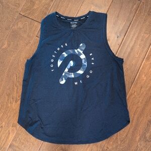 EUC Peloton Lightweight Dreamblend Tank Top Navy Size M